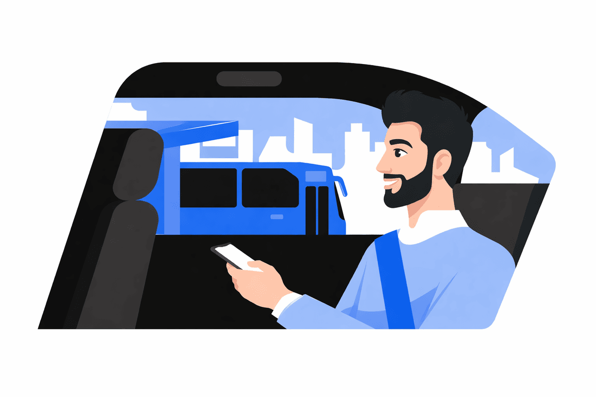Driver with phone